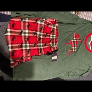 Hatley little blue house XL Christmas outfit